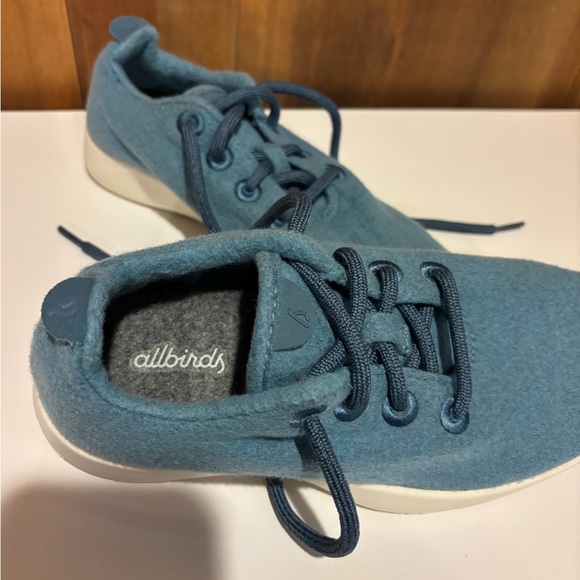 Allbirds Blue/Teal Wool Sneakers - Picture 2 of 9
